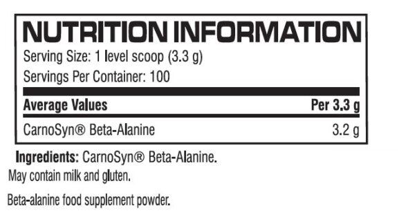 Cellucor Beta-Alanine - 0.330 кг. - Image 2